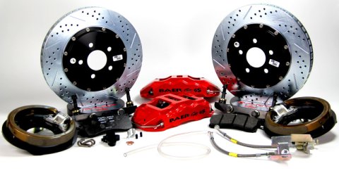 Baer Brakes 03-15 Cadillac Escalade ESV 15in Extreme+ Rear SDZ Brake Kit - Comp Yellow