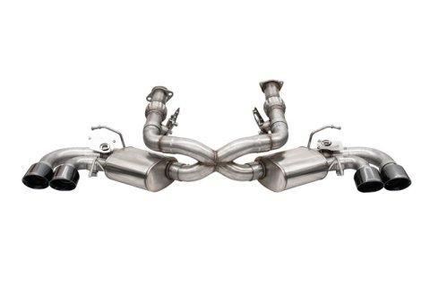 Corsa 20-26 Corvette C8 w/ Factory NPP Cat-Back 4.5in Pro-Series Tips - Black PVD