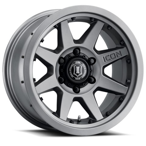 ICON Rebound Pro 17x8.5 / 5x5.5 / 0mm / 4.75in BS Titanium Wheel