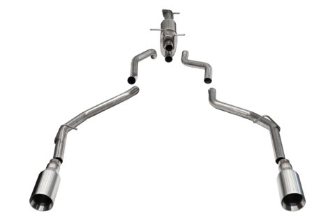 Corsa 2019+ Ram 1500 5.7L HEMI 3.0in Catback Exhaust System w/ 5.0in Flat Cut Dual Rear Exit Tips