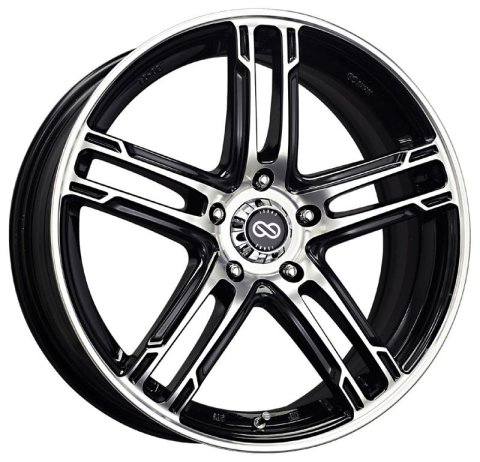 Enkei FD-05 17X7 5x100 50mm Offset 72.6mm Bore Matte Black Wheel (MOQ 40)