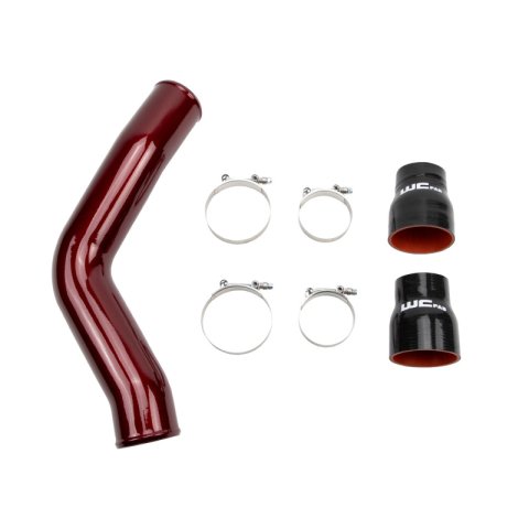 Wehrli 13-18 Cummins 6.7L Passenger (Hot) Side 3.5in Intercooler Pipe - Candy Teal