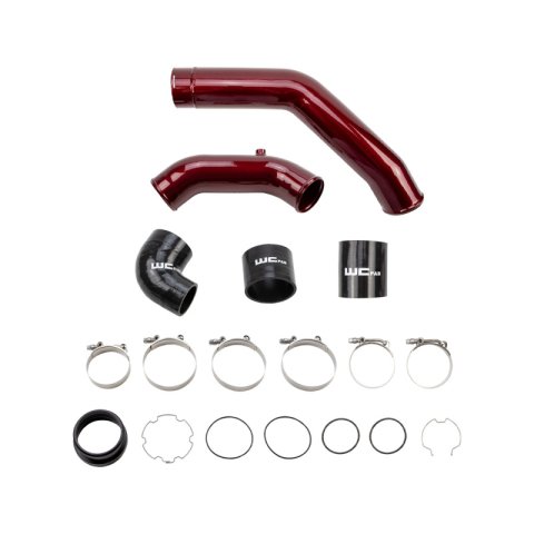 Wehrli 17-25 Ford Power Stroke 6.7L High Flow Intercooler Pipe Kit - Brizzle Blue