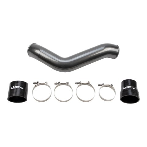 Wehrli 19-24 Cummins 6.7L Driver Side 3.5in Intercooler Pipe - Bengal Red