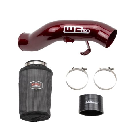 Wehrli 03-07 Ford Power Stroke 6.0L 4in Intake Kit - Cat Yellow