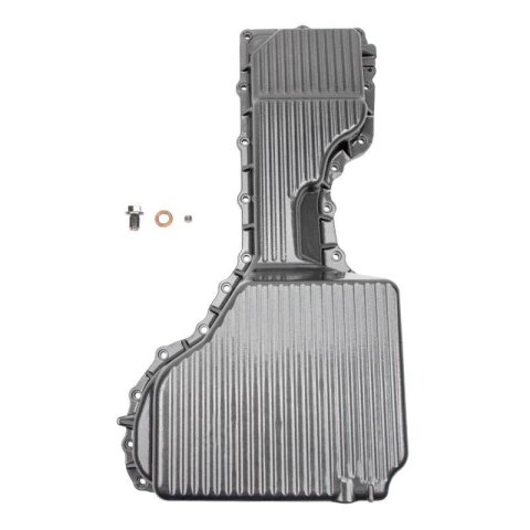 Wehrli 20-26 GM Duramax WCFab X PPE High Capacity Aluminum Oil Pan - Semi-Gloss Black