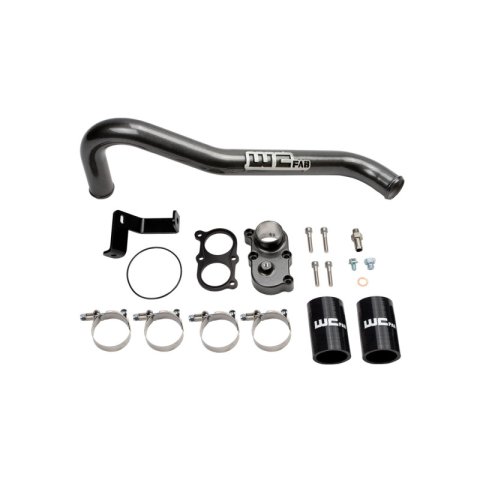 Wehrli 06-10 GM Duramax LBZ/LMM Thermostat Housing Kit - Bengal Silver