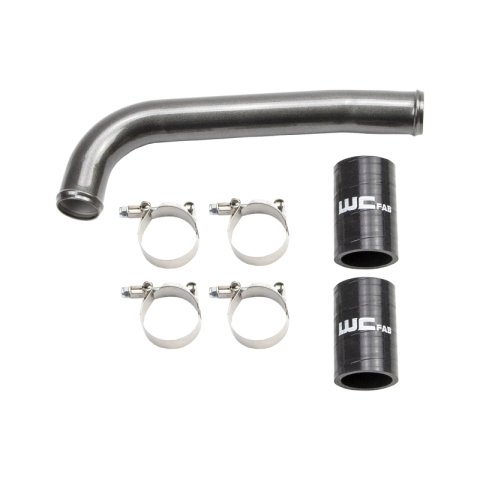 Wehrli 01-05 GM Duramax LB7/LLY Upper Coolant Pipe - Flat Black