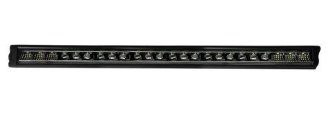 QuadBoss 30-inch Single Row Backlit LED 120W Lightbar White/Amber DRL