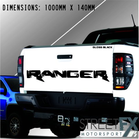 Ranger Tailgate Large Sticker Decal Sticker Decal 4x4 Camping Caravan Trade