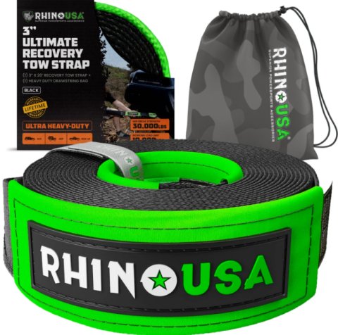 Rhino USA 2 X 20 Ultimate Recovery Tow Strap