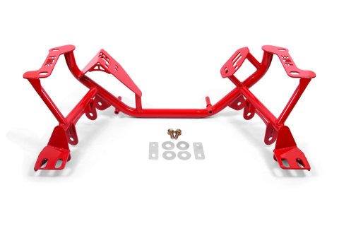 BMR 79-95 Ford Mustang K-Member Standard Version - Red