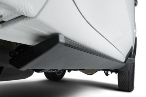 AMP Research 19-21 Chevy Silverado 1500 Crew Cab PowerStep Plug N Play - Black (w/OEM Illumination)