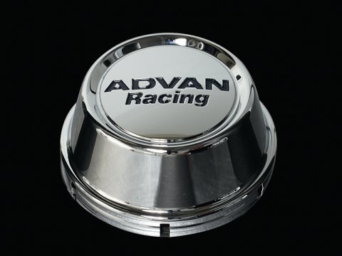 Advan 73mm High Center Cap - Chrome