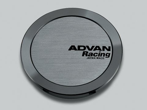 Advan 63mm Full Flat Center Cap - Hyper Black