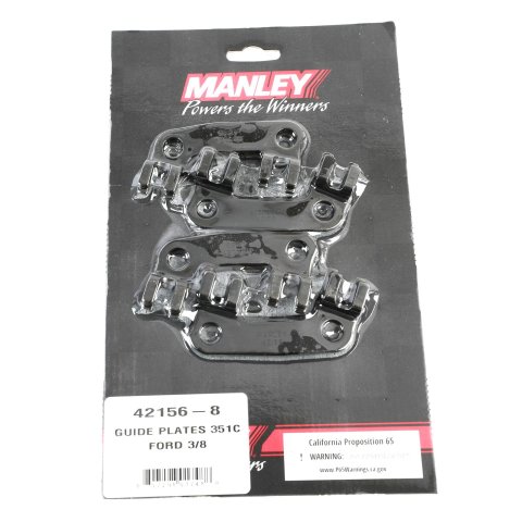 Manley Steel Guide Plate Ford 302 Boss / 351C Modified w/ 3/8in Pushrod - Set of 8