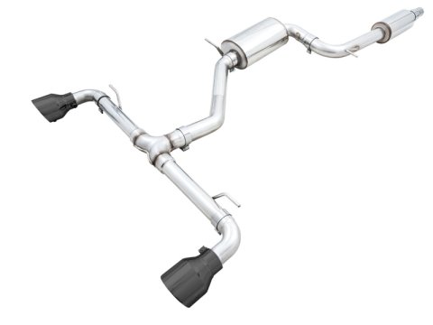 AWE Tuning 2022 VW GTI MK8 Touring Edition Exhaust - Diamond Black Tips
