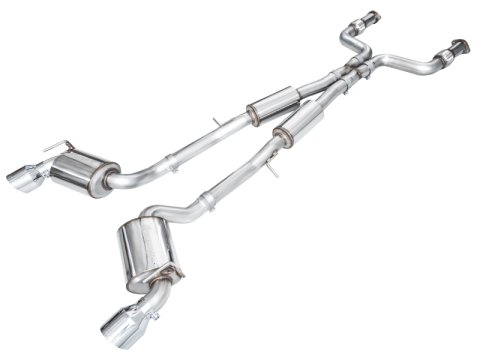 AWE Tuning 2023 Nissan Z RZ34 RWD Touring Edition Cat-Back Exhaust System w/ Chrome Silver Tips