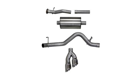 Corsa 2017-2022 Chevy Colorado 3.6L Extended Cab/ Long Bed Sport Cat-Back System Single Rear Exit