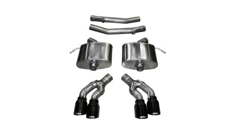 Corsa 2016-2019 Cadillac CTS V 6.2L V8 2.75in Black Sport Axle-Back Exhaust