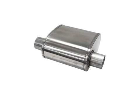 Corsa Pro Series Custom Sport Muffler 304SS 3in Offset In / 3in Offset Same Side Out 10in Length