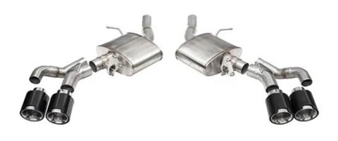 Corsa 22-25 Cadillac CT5-V Blackwing 3in Axle-Back - Act. Exh. - Dual Rear Exit - Twin 4.5inCF Tips