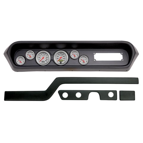 Autometer 64-65 Pontiac GTO/Lemans 6 Gauge Direct Fit Dash Kit 3-3/8in x2 / 2-1/16in x4 - Ultra-Lite