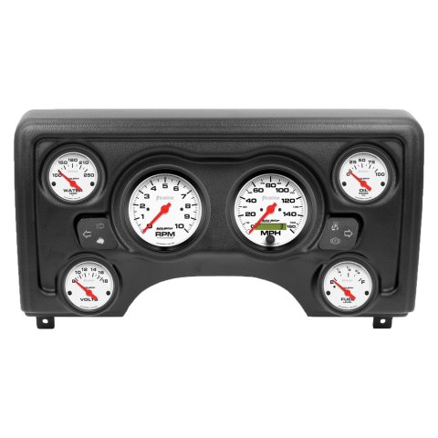 Autometer Phantom Direct Fit Dash Kit 97-06 Jeep TJ (2 x 3-3/8in. / 4 x 2-1/16in.)