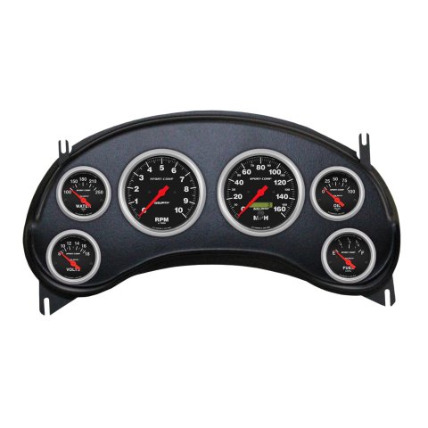 Autometer Sport-Comp Direct Fit Dash Kit 98-04 Chevy S10 Truck (2 x 3-3/8in. / 4 x 2-1/16in.)