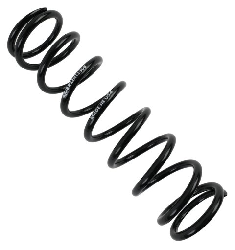 QA1 2-1/2in ID High Travel Spring - 12in Length x 130lbs/in - Black Powder Coated
