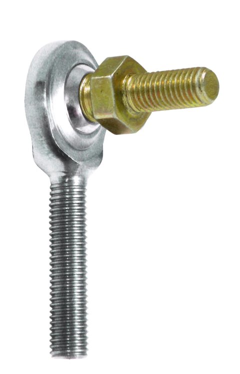 QA1 G Series 2-Pc Rod End - Male/Right Hand - .5in Bore x 1/2-20 w/Stud - Stainless Steel w/PTFE