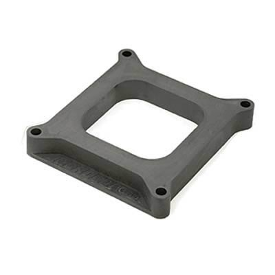 Moroso 4150/4160 Carburetor Spacer - 3.62in ID - Open Plenum - 1in - Plastic