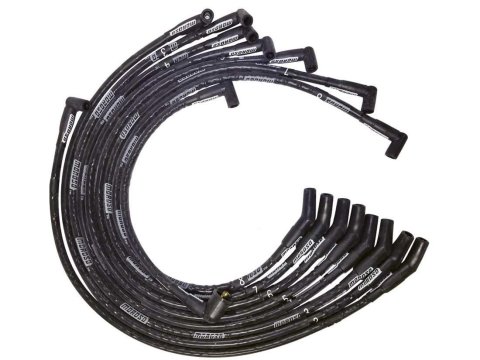 Moroso BB Ford 351C/390/429/460 Sleeved HEI 135 Ends Ultra Spark Plug Wire Set - Black