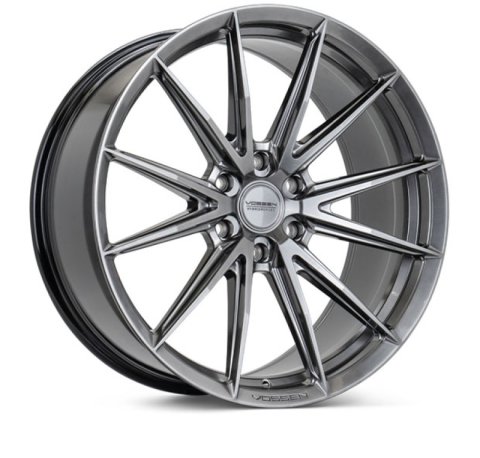 Vossen HFX-2 22x10 / 6x139.7 / ET-18 / Super Deep Face / 106.1 - Hyper Gunmetal Wheel