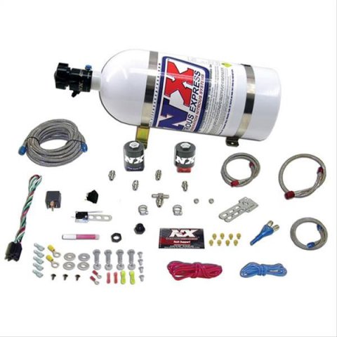 Nitrous Express E85 Universal Single Nozzle Nitrous Kit for EFI w/Composite Bottle
