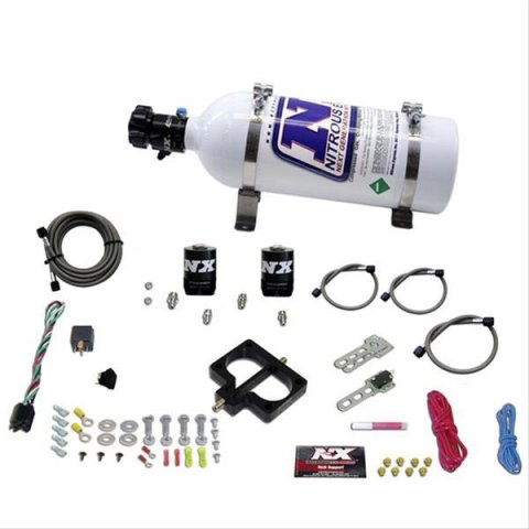 Nitrous Express Dodge TBI (Magnum) Nitrous Plate Kit (Magnum Engine) w/5lb Bottle