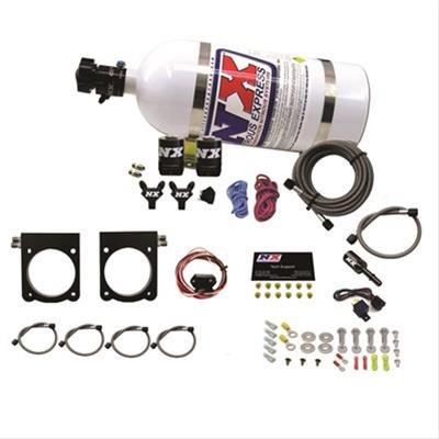 Nitrous Express 13-17 Dodge Viper (Gen-V) Nitrous Plate Kit (50-400HP) w/15lb Bottle