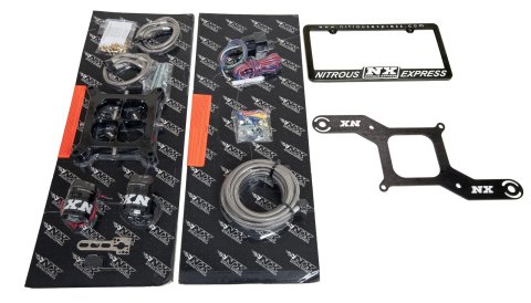 Nitrous Express 4150 Billet Crossbar Stage 6 Nitrous Kit (50-300HP) w/o Bottle