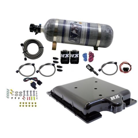 Nitrous Express Dodge Hellcat/Demon Supercharger Lid Nitrous Kit (100-400HP) w/12lb Bottle
