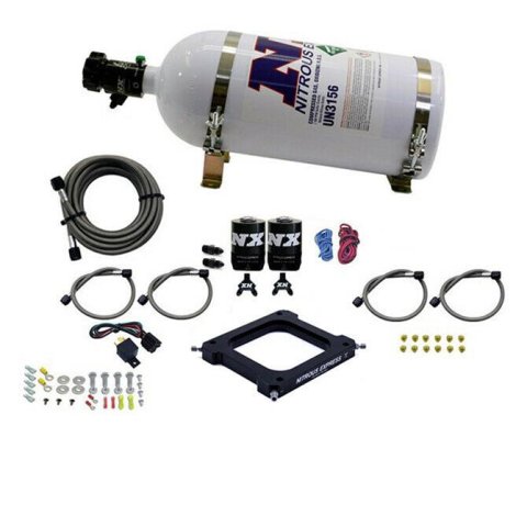 Nitrous Express 4500 Assassin Plate Pro Power Nitrous Kit (100-500HP) w/5lb Bottle