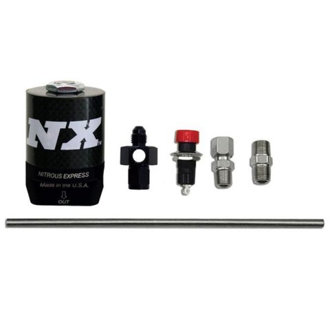 Nitrous Express Extreme Nitrous Purge Valve (6AN Manifold Push Button & Vent Tube)