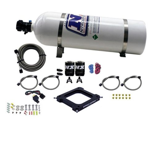 Nitrous Express 4500 Assassin Plate System Pro Power Alcohol 100-500HP (15lb Bottle)