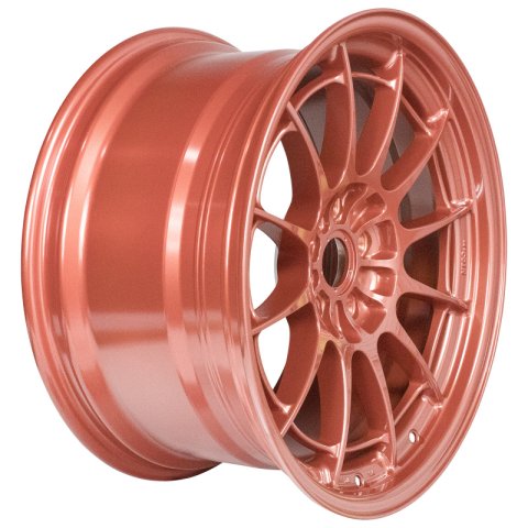 Enkei NT03+M 18x9.5 5x114.3 40mm Offset 72.6mm Bore Orange Wheel