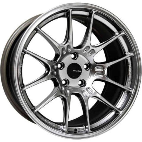 Enkei GTC02 17x7.5 5x100 38mm Offset 75mm Bore Hyper Silver Wheel