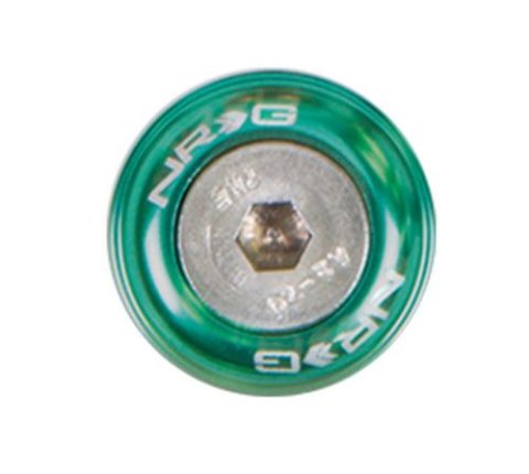 NRG Fender Washer Kit w/Rivets For Metal (Green) - Set of 10