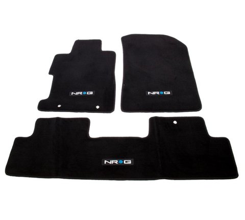 NRG Floor Mats - 06-11 Honda Civic Si 2DR Coupe (NRG Logo) - 3pc.