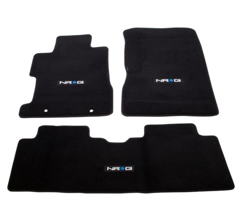 NRG Floor Mats - 06-11 Honda Civic Si 4DR Sedan (NRG Logo) - 3pc.
