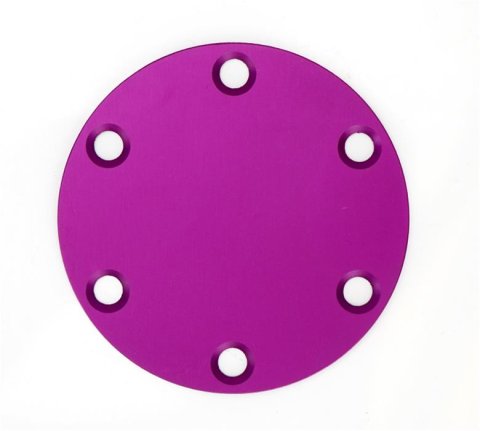 NRG Horn Delete Plate Laser Logo - Purple