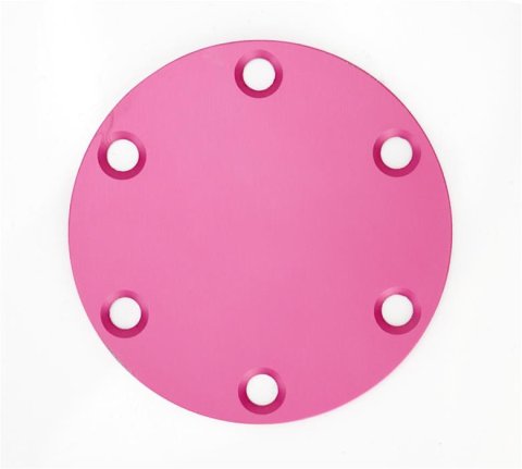 NRG Horn Delete Plate Laser Logo - Pink