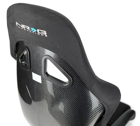 NRG FIA Competition Seat w/Competition Fabric - FIA homologated SM w/ Carbon Back Finish
